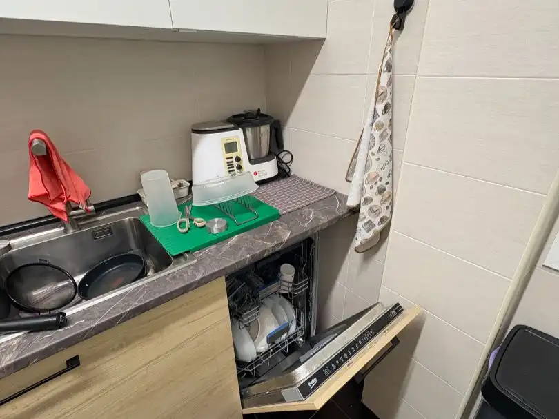 Piso en venta en Calle Álamos, 27, Residencial Triana - Barrio Alto Cocina de Piso en venta en Las Gabias con Aire acondicionado, Calefacción y Parquet