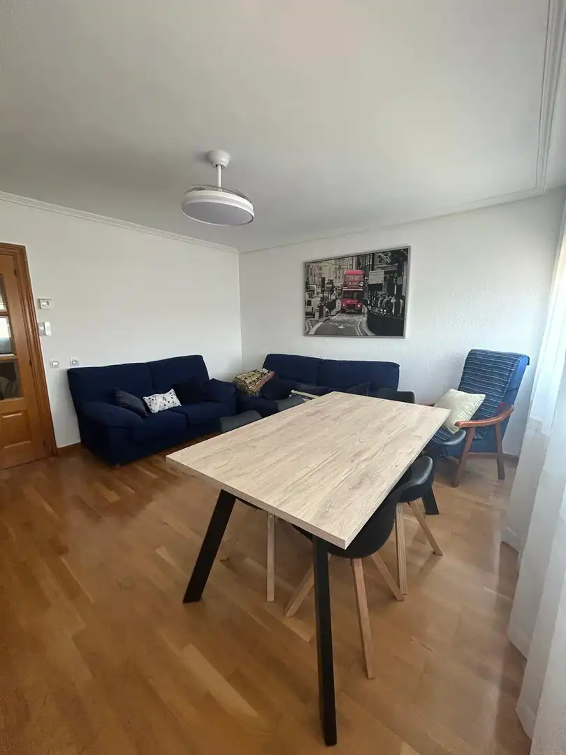 Sala d'estar de Pis per a compartir en Zaragoza amb Calefacció, Parquet i Traster
