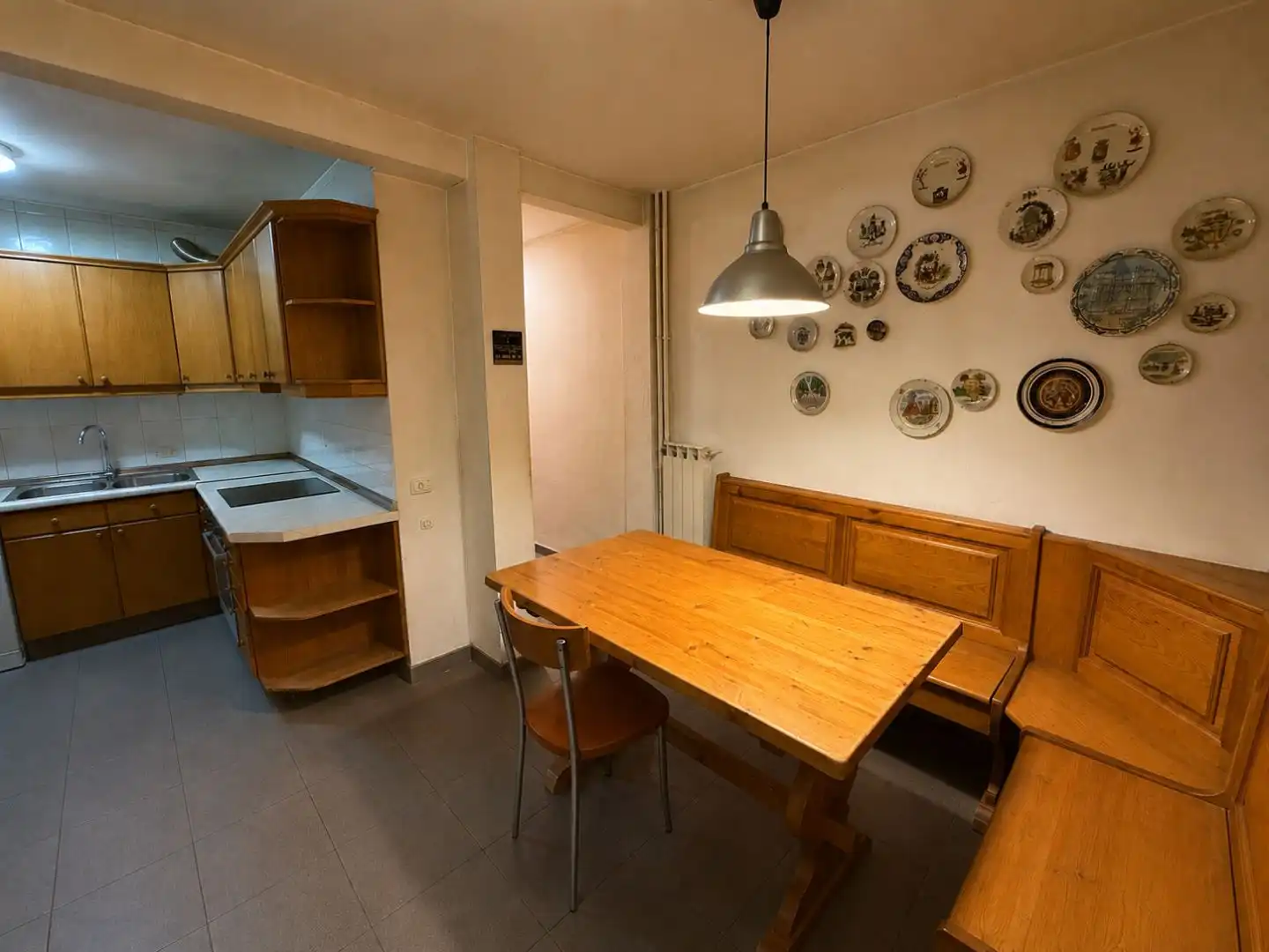 Kitchen of Flat for sale in Madrid  with Heating, Parquet flooring and Terrace