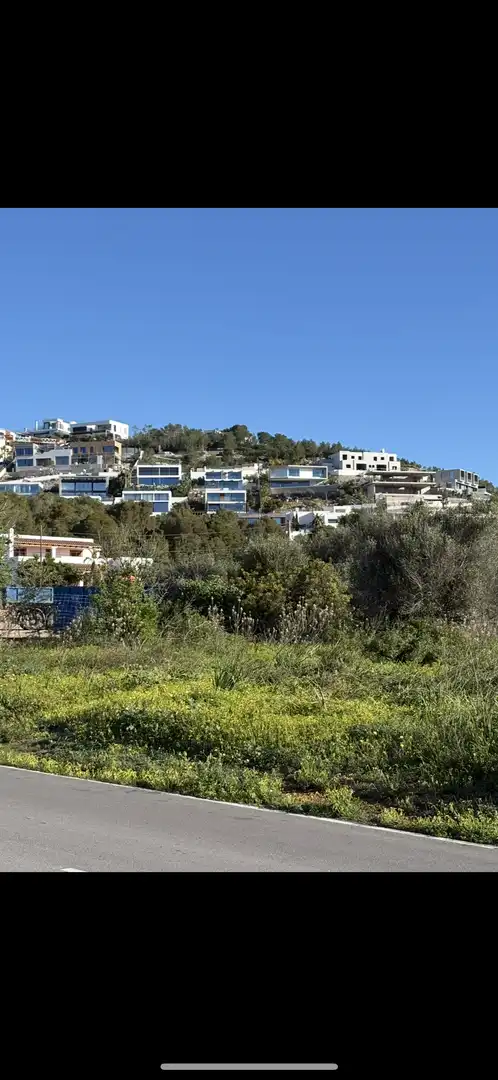 Außenansicht von Erdgeschoss zur Miete in Eivissa mit Klimaanlage, Privatgarten und Terrasse