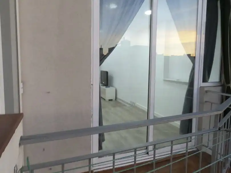 Flat for rent in Sagrada Família Balcony of Flat for rent in Barcelona with Air Conditioner, Heating and Parquet flooring