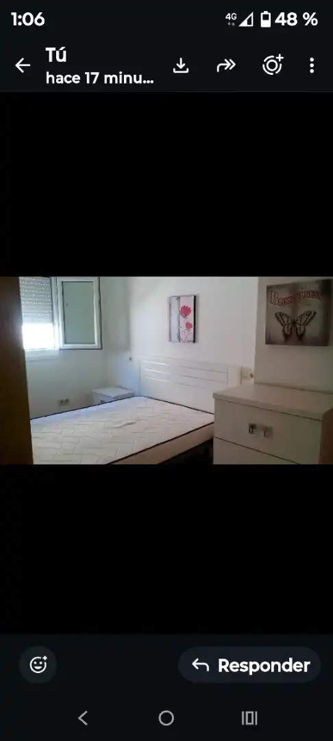Pis de lloguer a Avenida Pablo Picasso, Someso - Matogrande Dormitori de Pis de lloguer en A Coruña Capital amb Parquet, Moblat i Forn