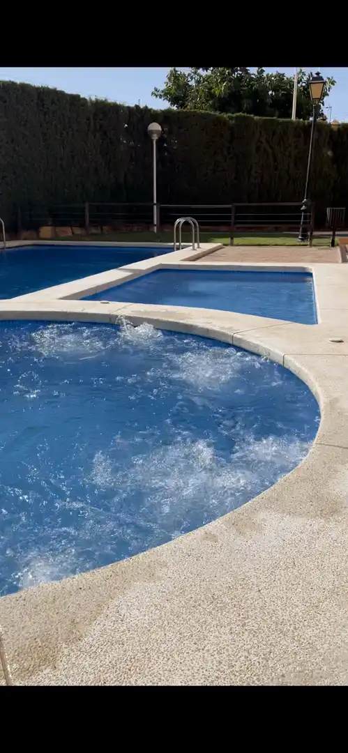 Piscina de Piso de alquiler en Torrevieja con Aire acondicionado, Calefacción y Jardín privado