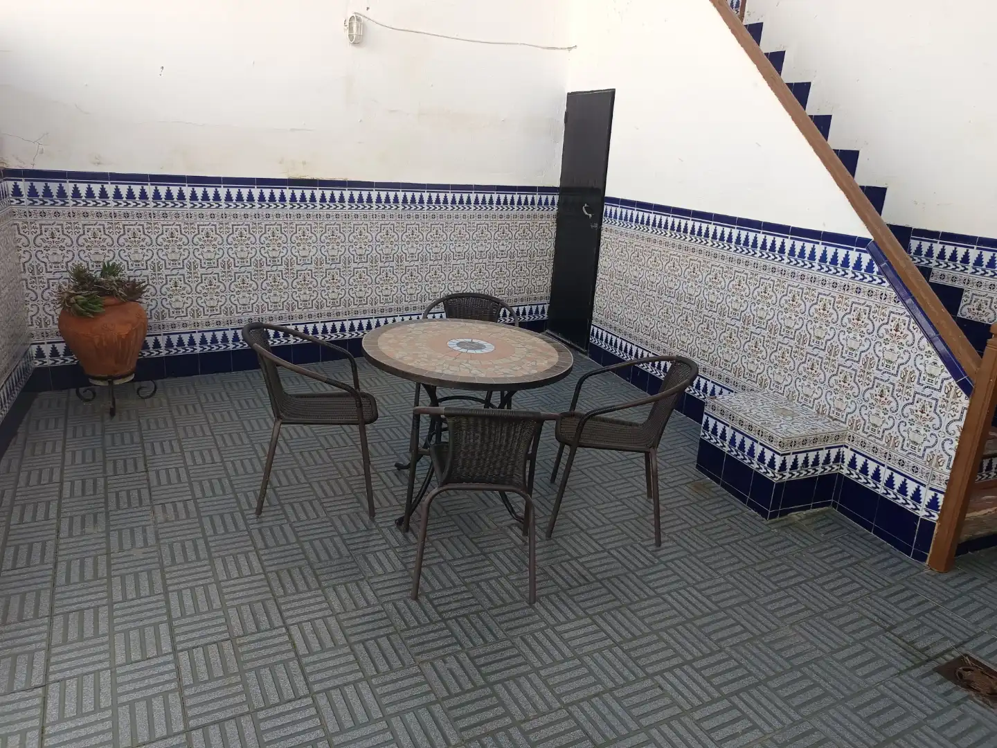 Terraza de Casa adosada de alquiler en Belmez con Aire acondicionado, Calefacción y Jardín privado