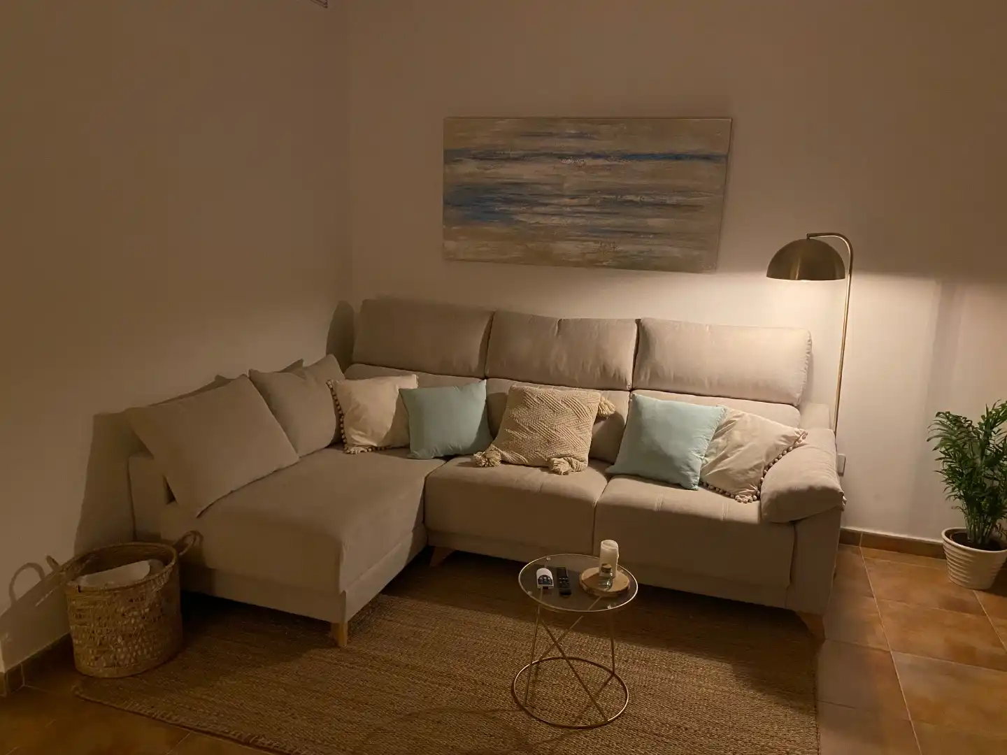 Sala d'estar de Dúplex de lloguer en Orihuela amb Aire condicionat, Calefacció i Terrassa