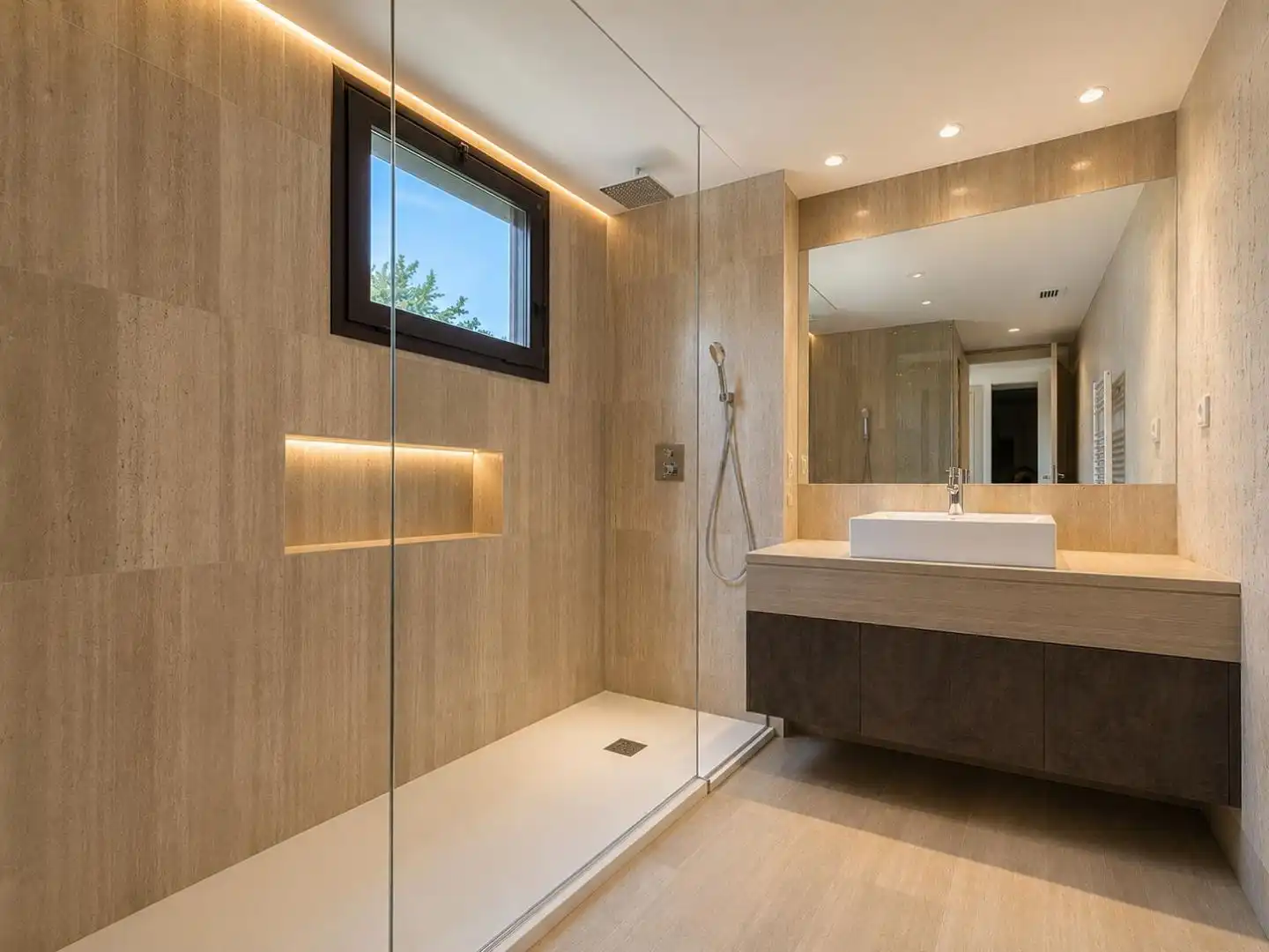 Houses for rent in Conde Orgaz - Piovera Bathroom of Houses for rent in Madrid Capital with Air Conditioner, Terrace and Swimming Pool