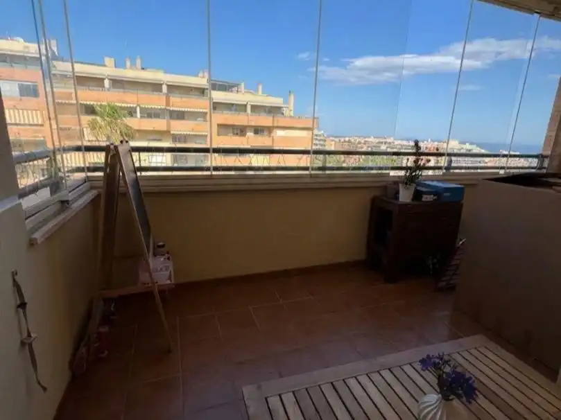 Balcony of Flat for rent in Torremolinos  with Air Conditioner, Heating and Private garden