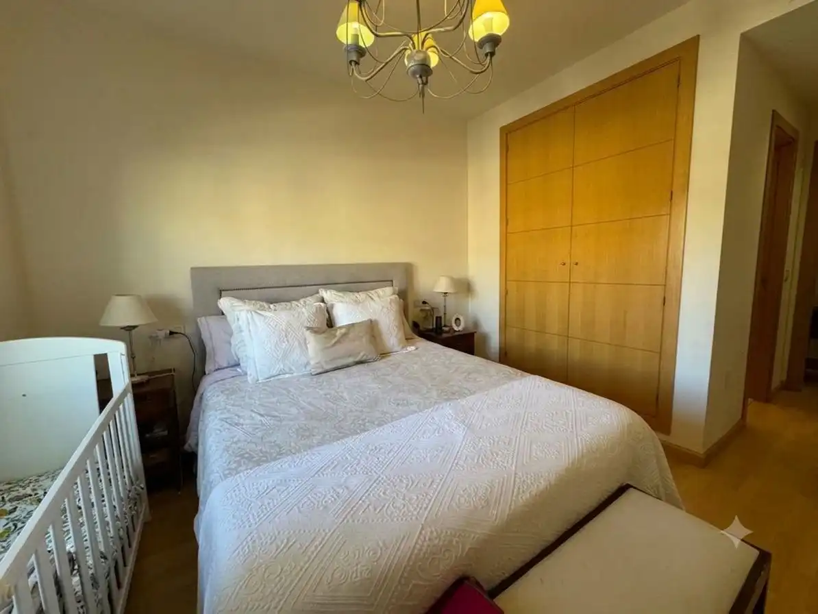 Bedroom of Flat for rent in Torremolinos  with Air Conditioner, Heating and Private garden
