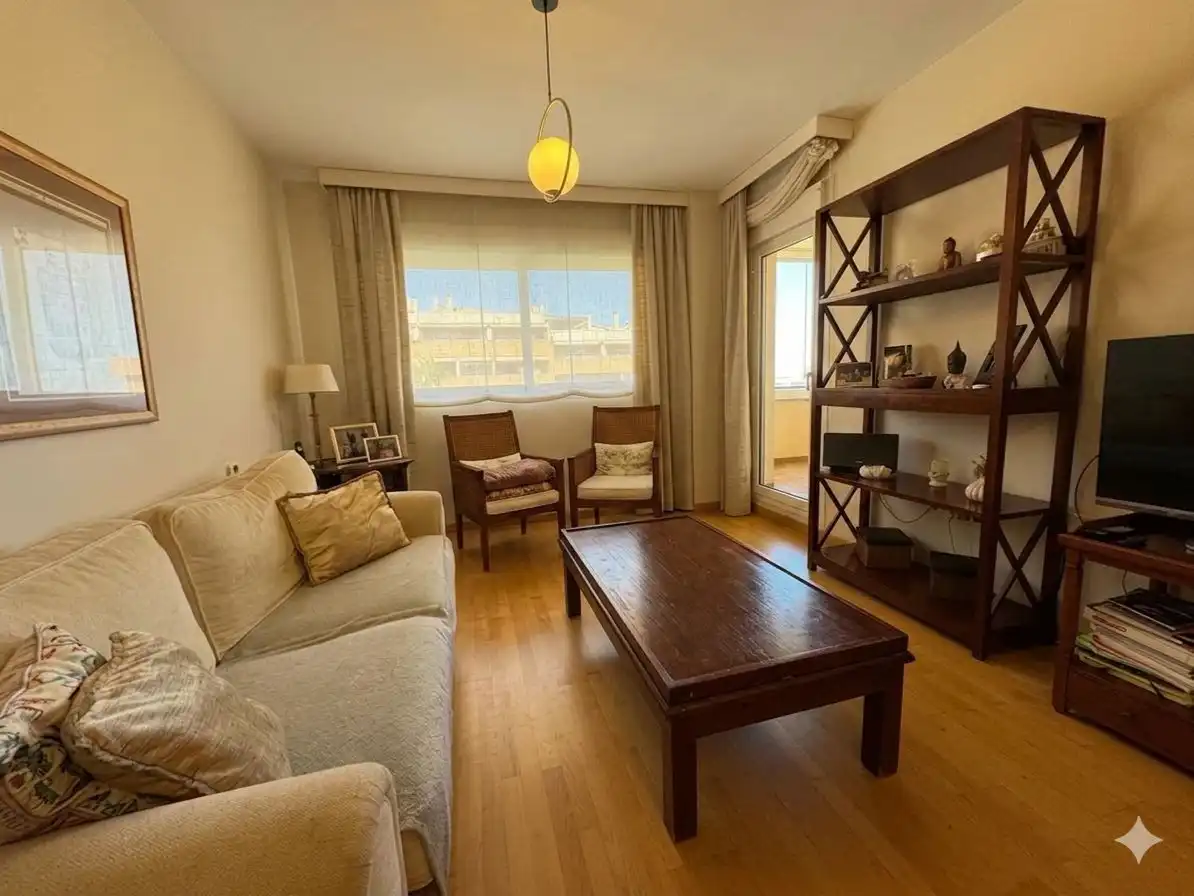 Living room of Flat for rent in Torremolinos  with Air Conditioner, Heating and Private garden