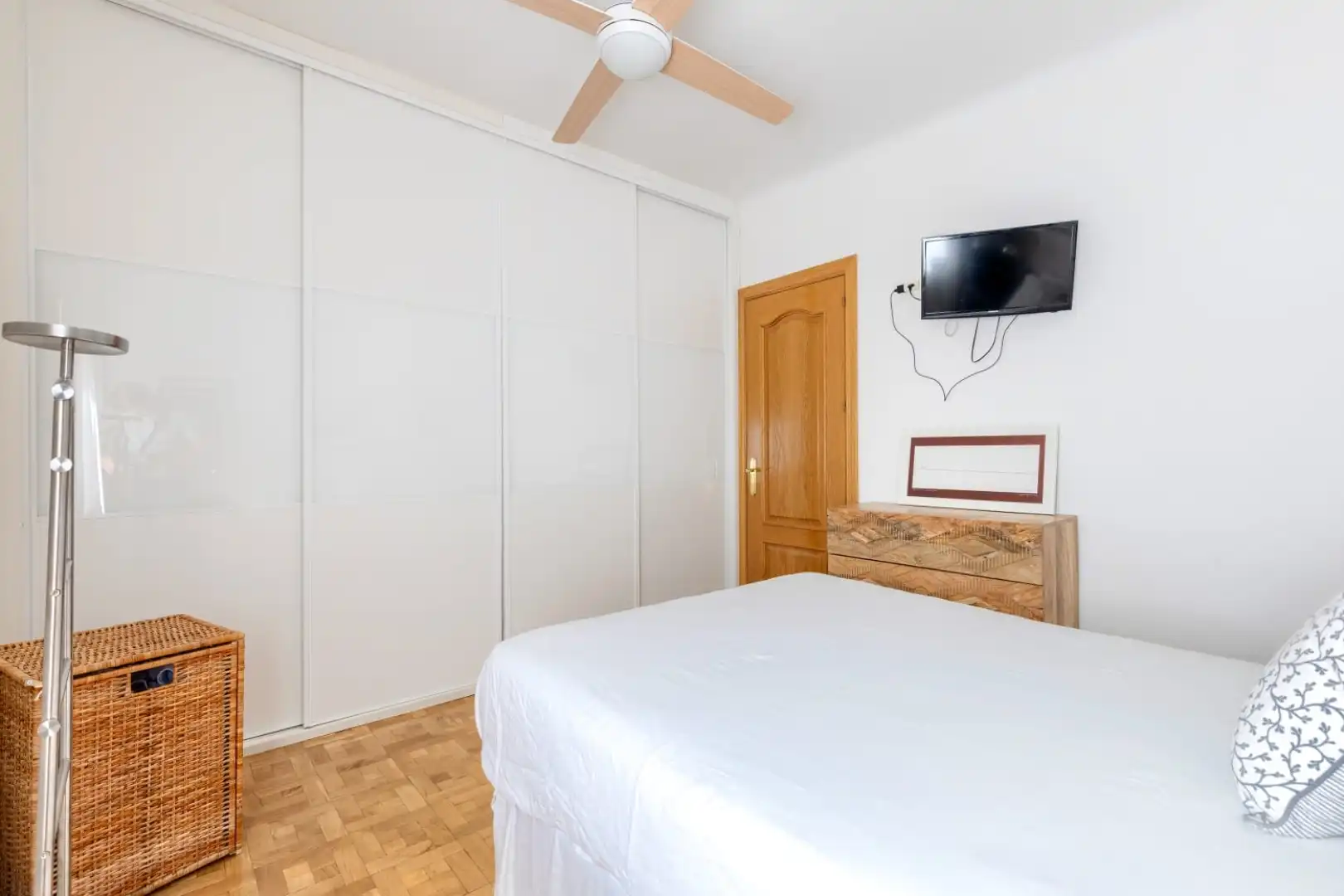 Wohnung zum Verkauf in Calle de Eugenio Salazar, 19, Ciudad Jardín Schlafzimmer von Wohnung zum Verkauf in Madrid Capital mit Klimaanlage