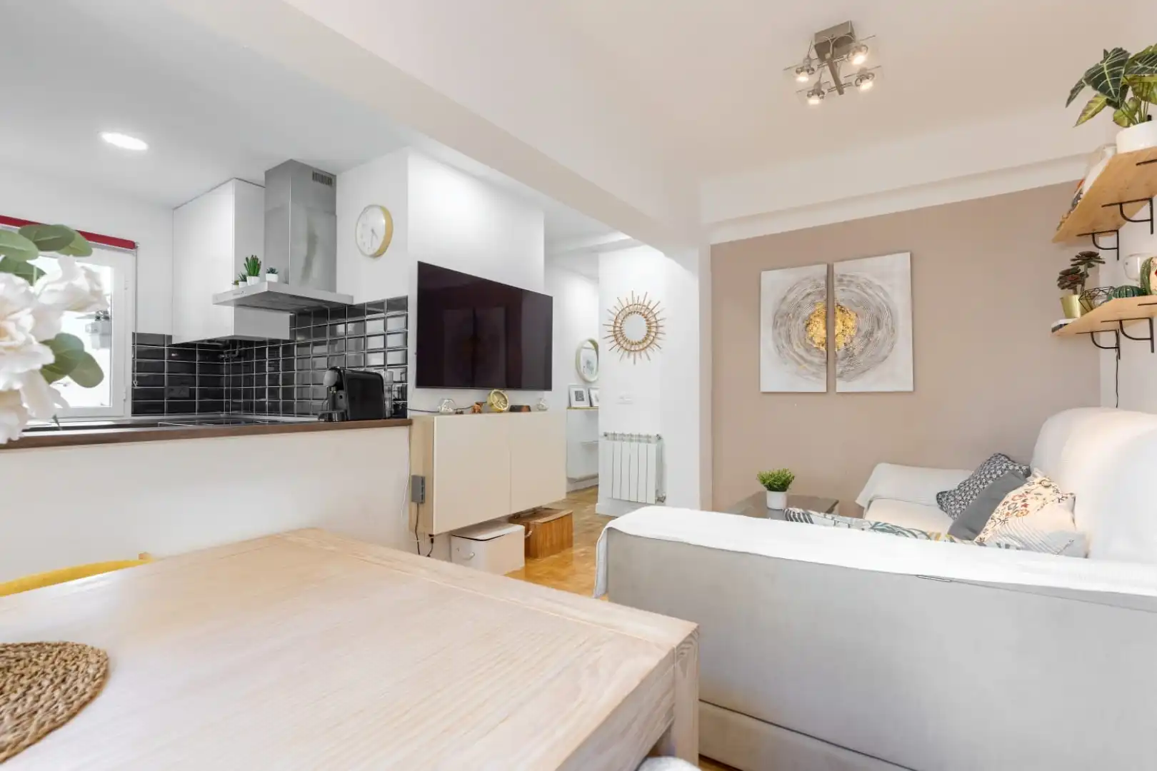 Wohnung zum Verkauf in Calle de Eugenio Salazar, 19, Ciudad Jardín Wohnzimmer von Wohnung zum Verkauf in Madrid Capital mit Klimaanlage