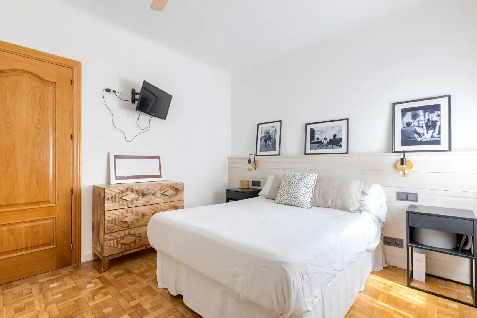 Wohnung zum Verkauf in Calle de Eugenio Salazar, 19, Ciudad Jardín Schlafzimmer von Wohnung zum Verkauf in Madrid Capital mit Klimaanlage