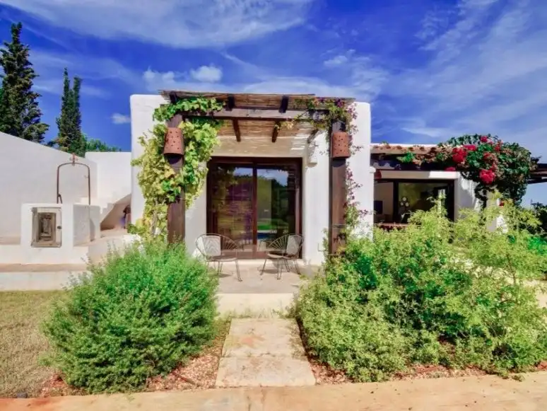 Terrassa de Pis de lloguer en Santa Eulària des Riu amb Calefacció, Jardí privat i Terrassa