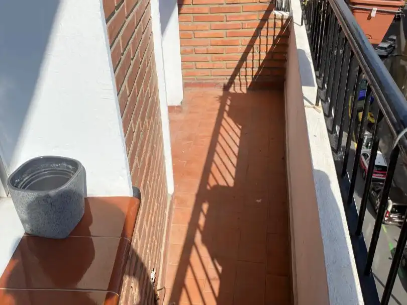 Terraza de Piso para compartir en Bilbao  con Calefacción, Amueblado y Balcón