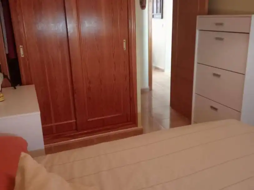 Schlafzimmer von Wohnung zur Miete in La Manga del Mar Menor mit Privatgarten, Terrasse und Schwimmbad