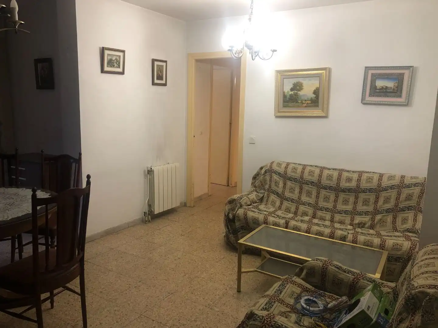 Living room of Flat for rent in Cuenca  with Heating, Terrace and Furnished