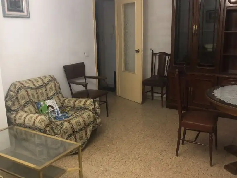 Living room of Flat for rent in Cuenca  with Heating, Terrace and Furnished