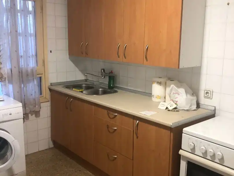 Kitchen of Flat for rent in Cuenca  with Heating, Terrace and Furnished