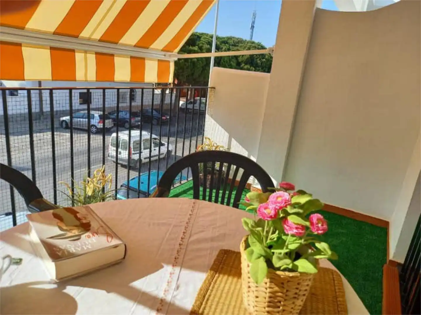 Balcony of Apartments for rent in Chiclana de la Frontera  with Heating, Terrace and Swimming Pool