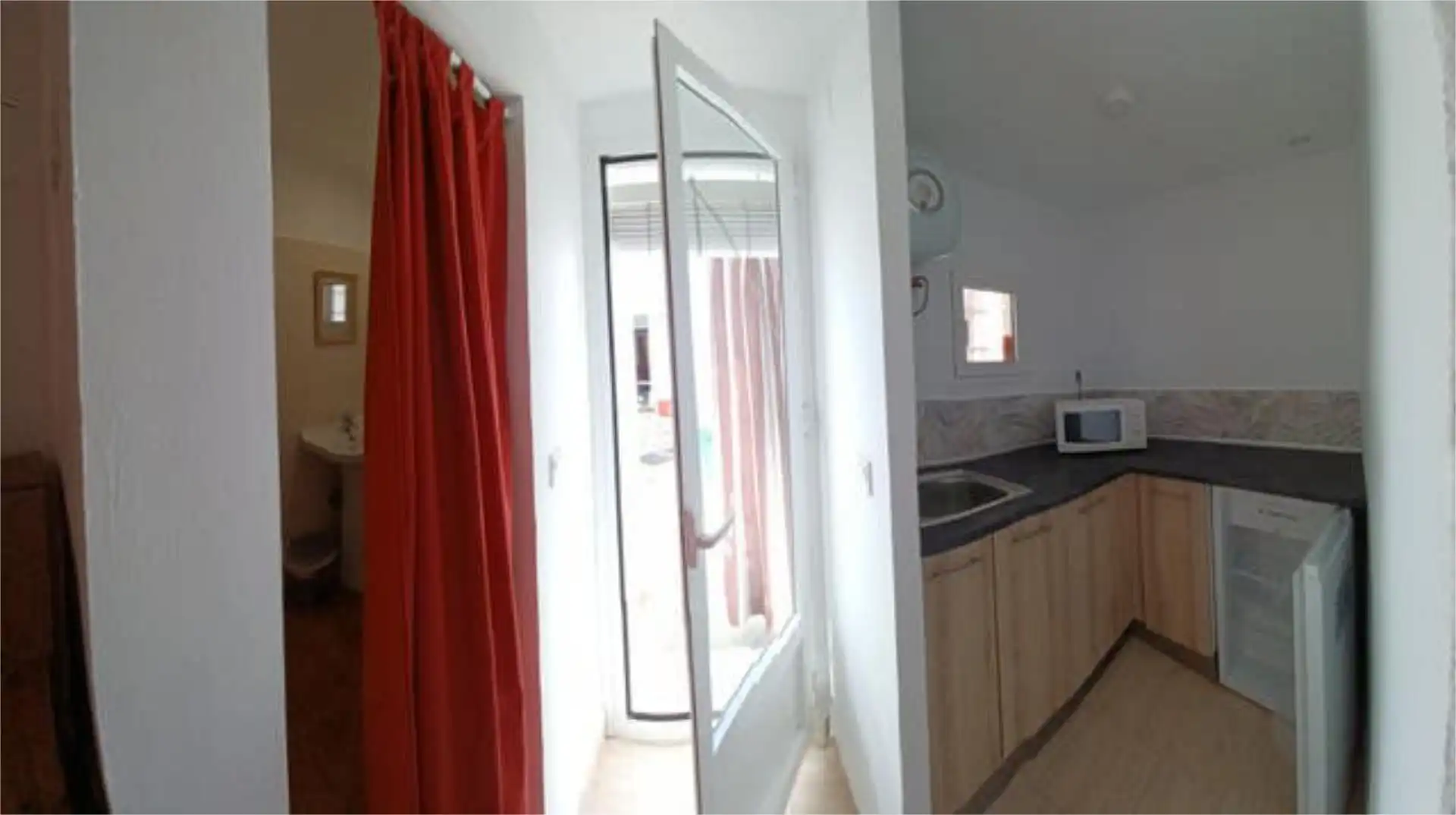 Cocina de Estudio de alquiler en Umbrete con Terraza y Amueblado