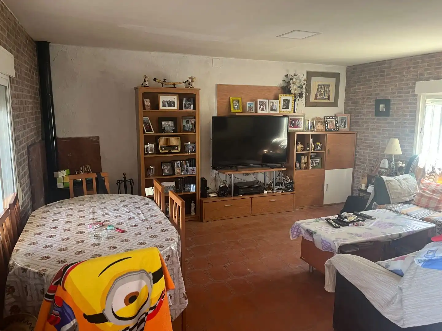 Living room of Houses for sale in Estremera  with Air Conditioner, Heating and Private garden