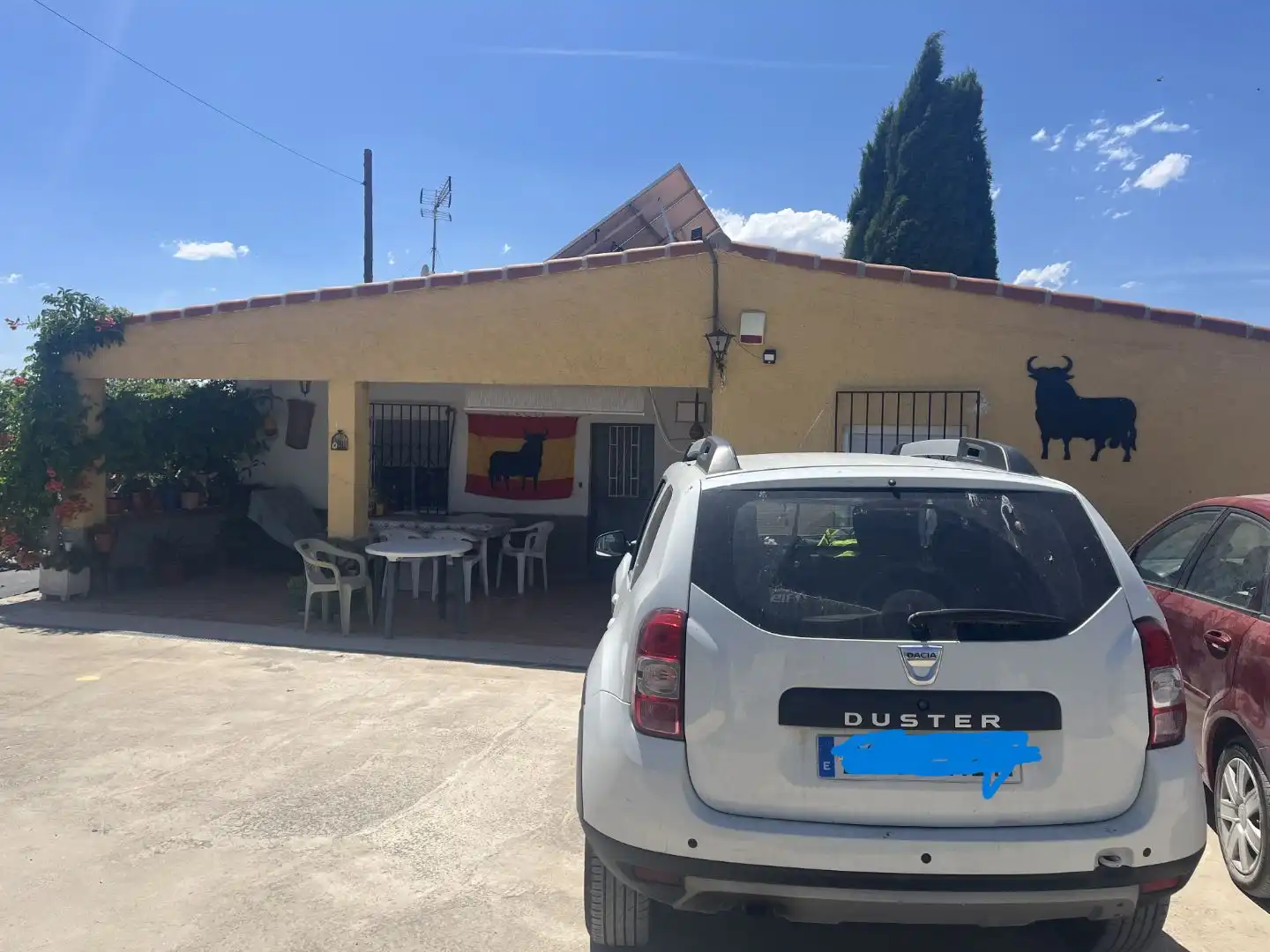 Exterior view of Houses for sale in Estremera  with Air Conditioner, Heating and Private garden