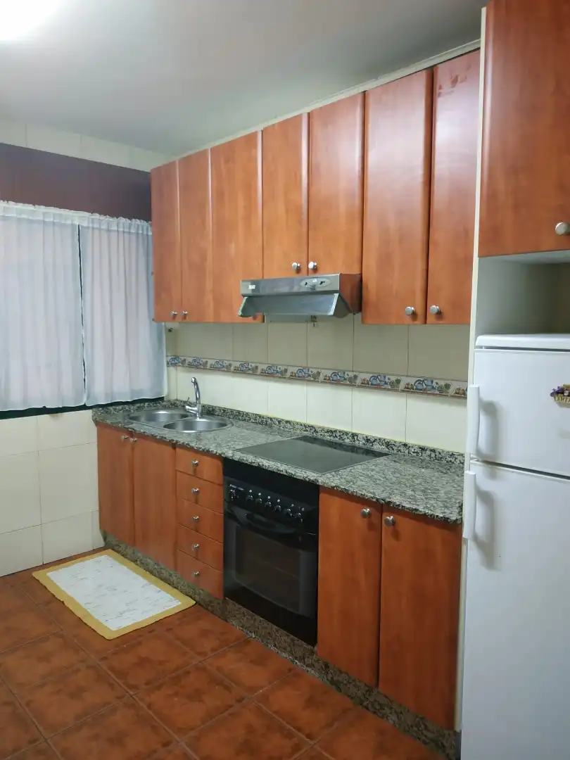 Cocina de Piso de alquiler en Pontevedra Capital  con Calefacción, Amueblado y Horno
