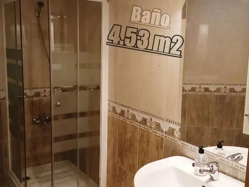 Bathroom of Flat for sale in Oviedo   with Heating, Parquet flooring and Terrace