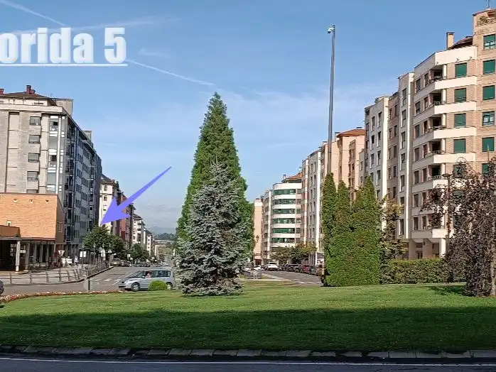 Exterior view of Flat for sale in Oviedo   with Heating, Parquet flooring and Terrace