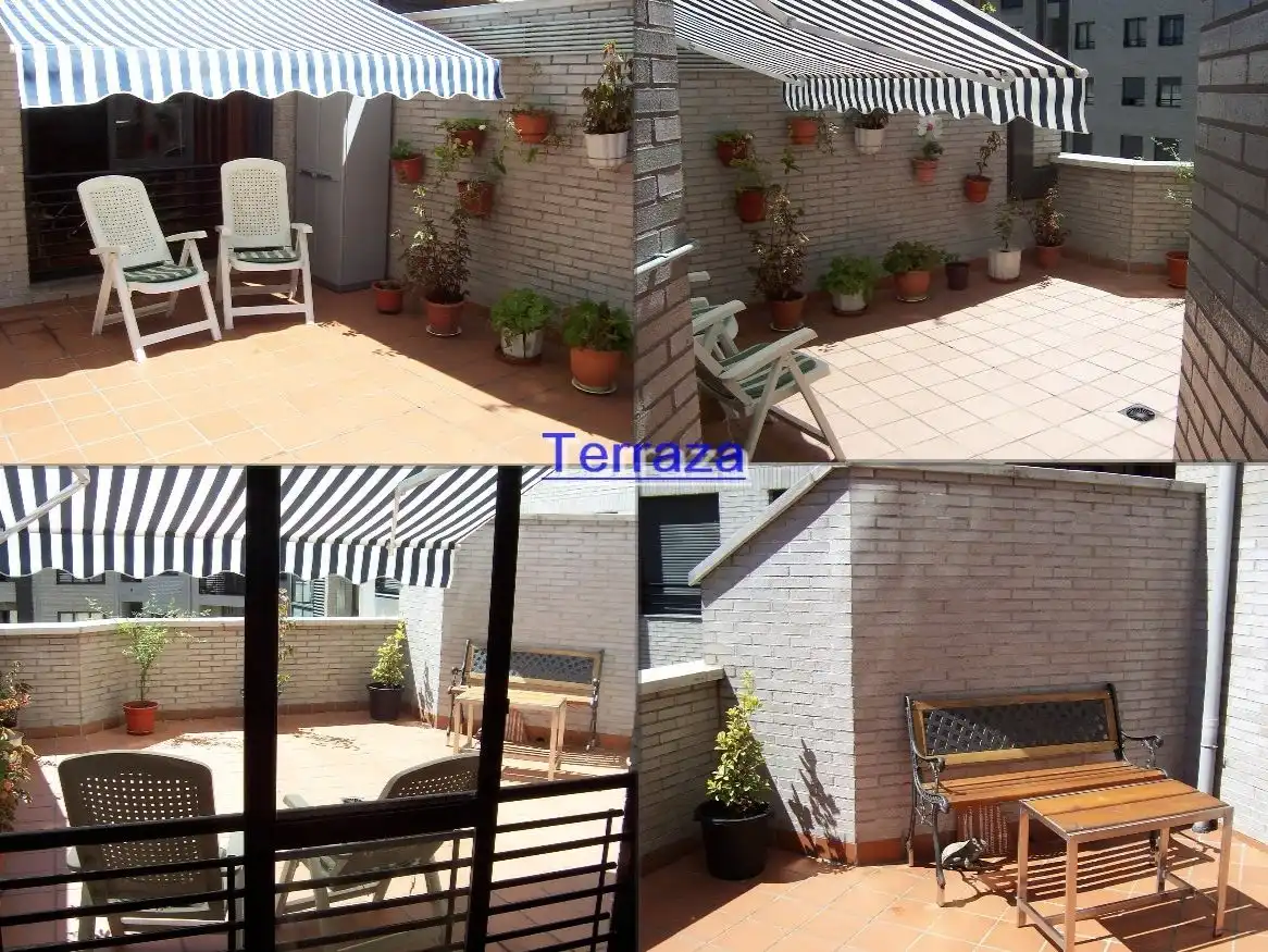 Terrace of Flat for sale in Oviedo   with Heating, Parquet flooring and Terrace