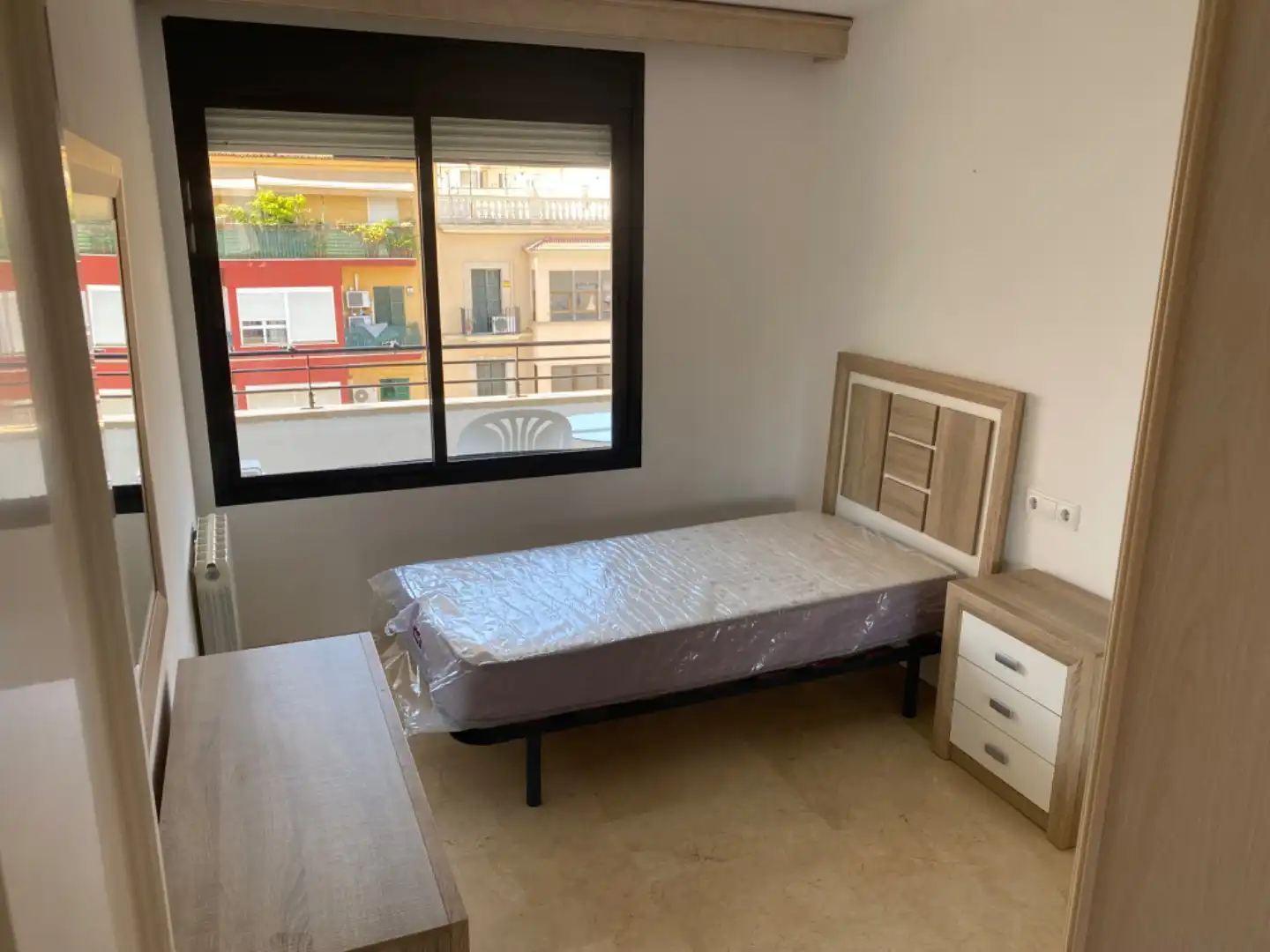 Bedroom of Flat for rent in  Palma de Mallorca  with Air Conditioner and Terrace