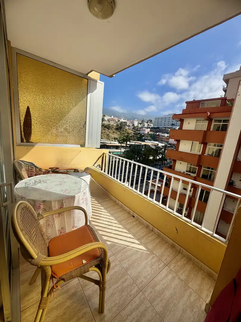 Terrasse von Wohnung zum Verkauf in Puerto de la Cruz mit Terrasse, Schwimmbad und Möbliert
