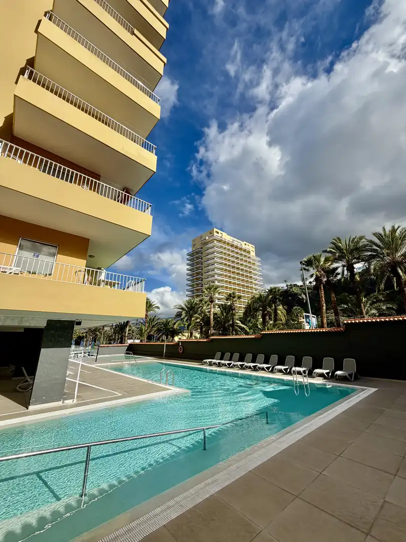 Schwimmbecken von Wohnung zum Verkauf in Puerto de la Cruz mit Terrasse, Schwimmbad und Möbliert