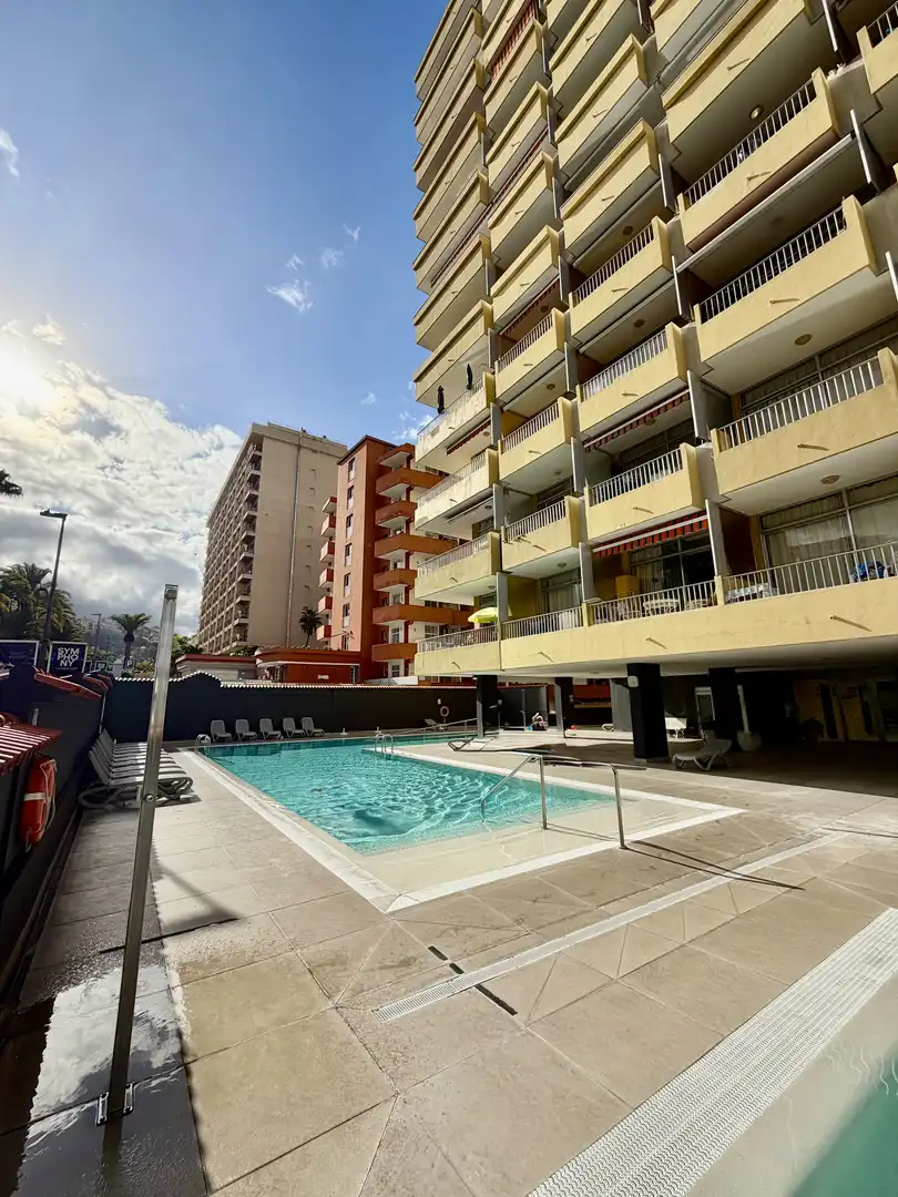 Schwimmbecken von Wohnung zum Verkauf in Puerto de la Cruz mit Terrasse, Schwimmbad und Möbliert