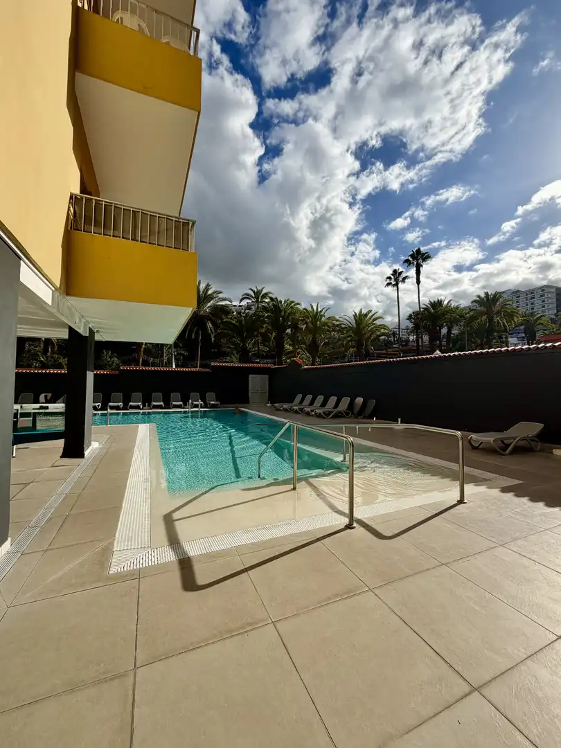 Schwimmbecken von Wohnung zum Verkauf in Puerto de la Cruz mit Terrasse, Schwimmbad und Möbliert