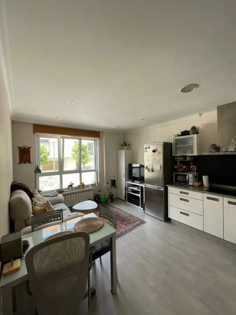 Apartamento de alquiler en Rúa da Raxeira, 52, Concheiros - Fontiñas Sala de estar de Apartamento de alquiler en Santiago de Compostela con Calefacción, Parquet y Trastero