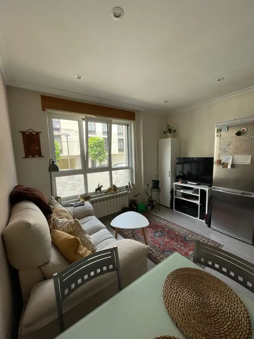 Apartamento de alquiler en Rúa da Raxeira, 52, Concheiros - Fontiñas Sala de estar de Apartamento de alquiler en Santiago de Compostela con Calefacción, Parquet y Trastero