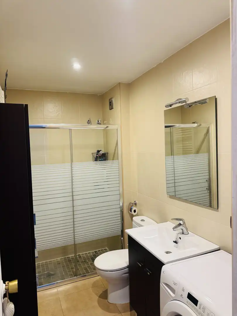 Bathroom of Flat for rent in Ribes de Freser  with Heating, Parquet flooring and Furnished