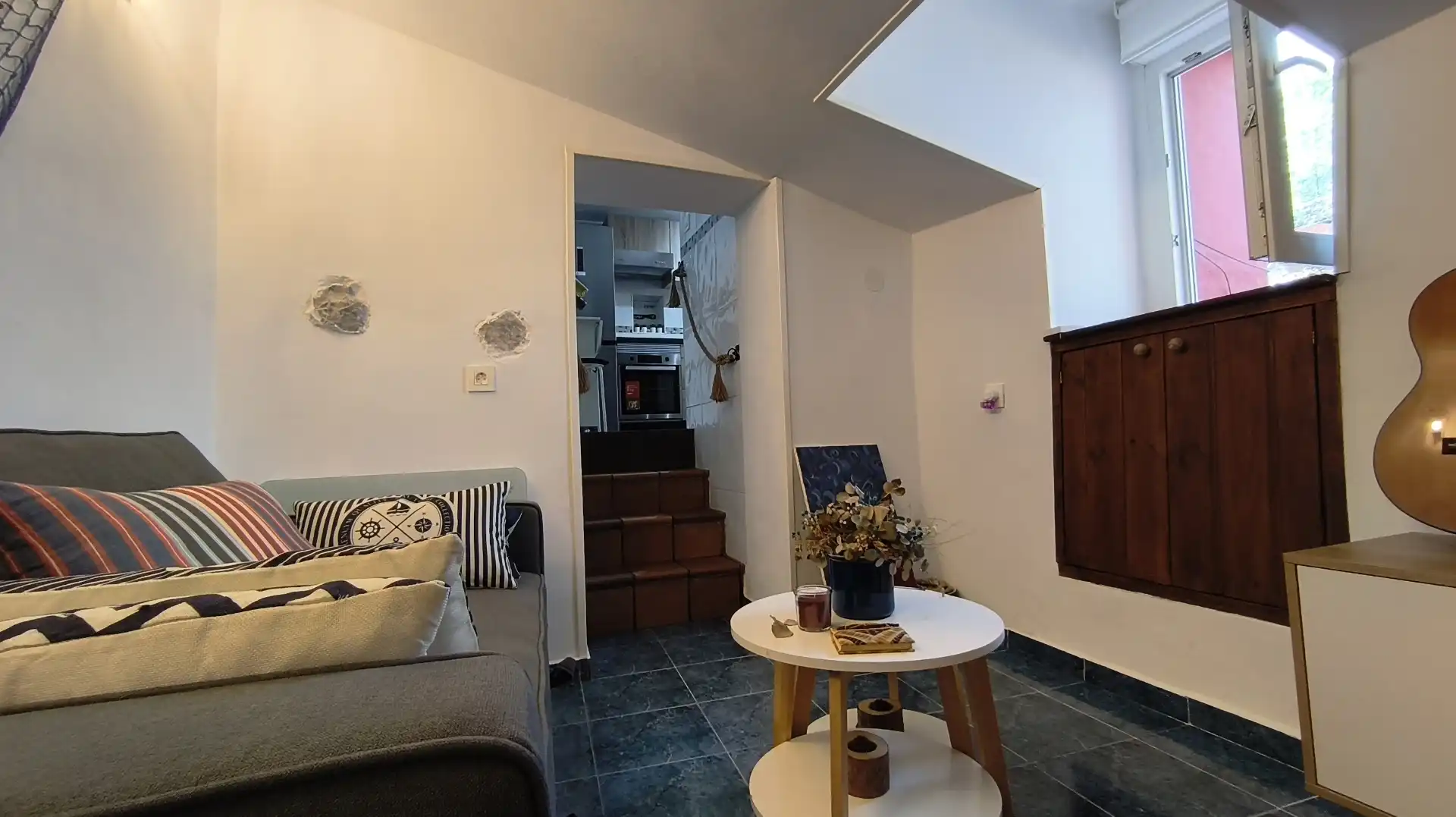 Sala de estar de Casa adosada en venta en Oviedo  con Terraza