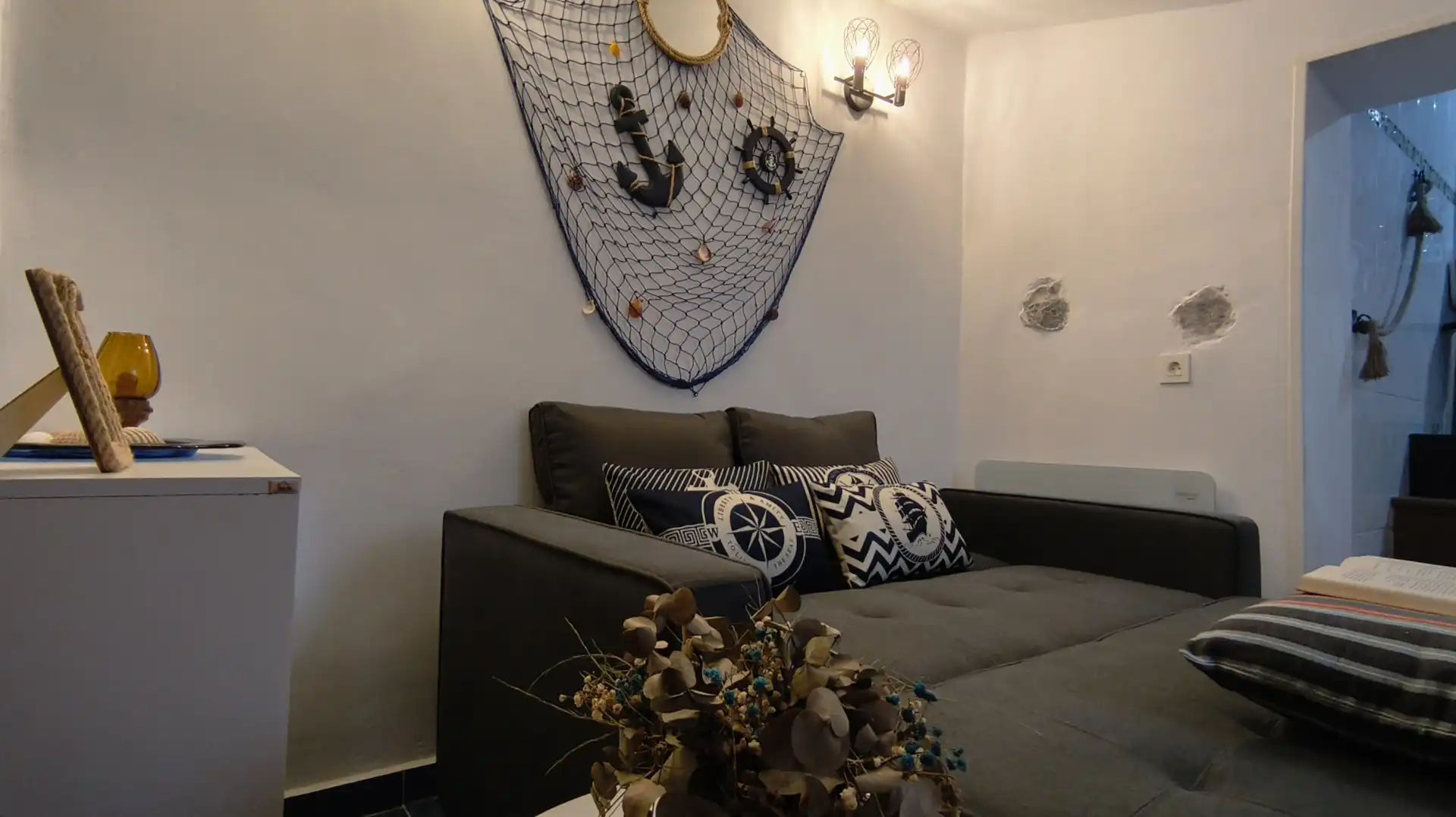 Sala de estar de Casa adosada en venta en Oviedo  con Terraza
