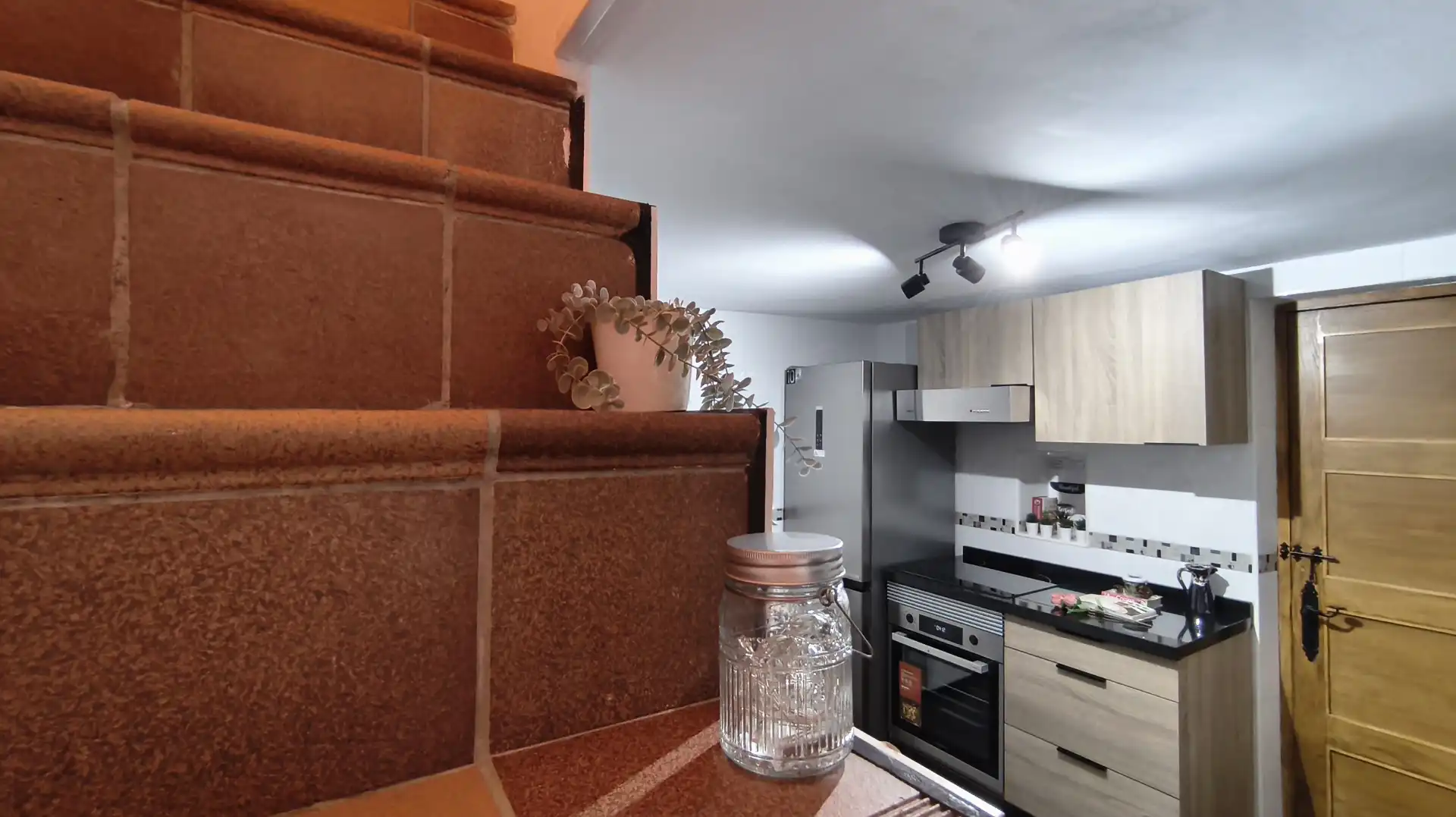 Cocina de Casa adosada en venta en Oviedo  con Terraza