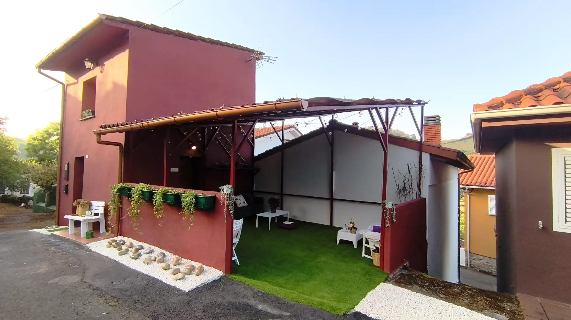 Terraza de Casa adosada en venta en Oviedo  con Terraza