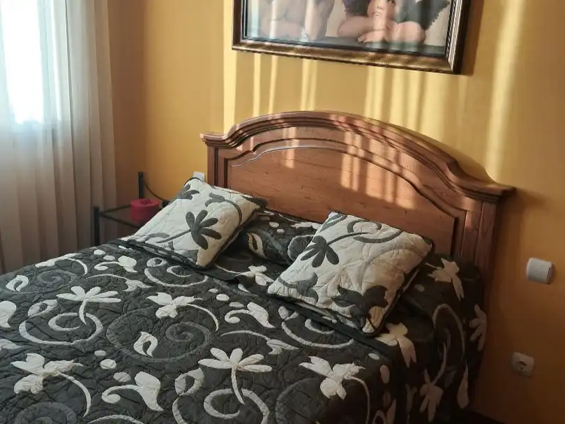 Bedroom of Flat for rent in Vigo   with Heating, Parquet flooring and Terrace