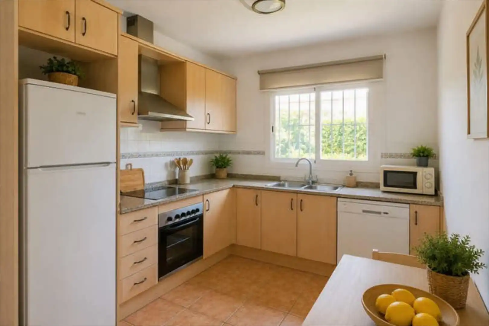 Cocina de Casa o chalet de alquiler en Almonte con Jardín privado, Terraza y Piscina