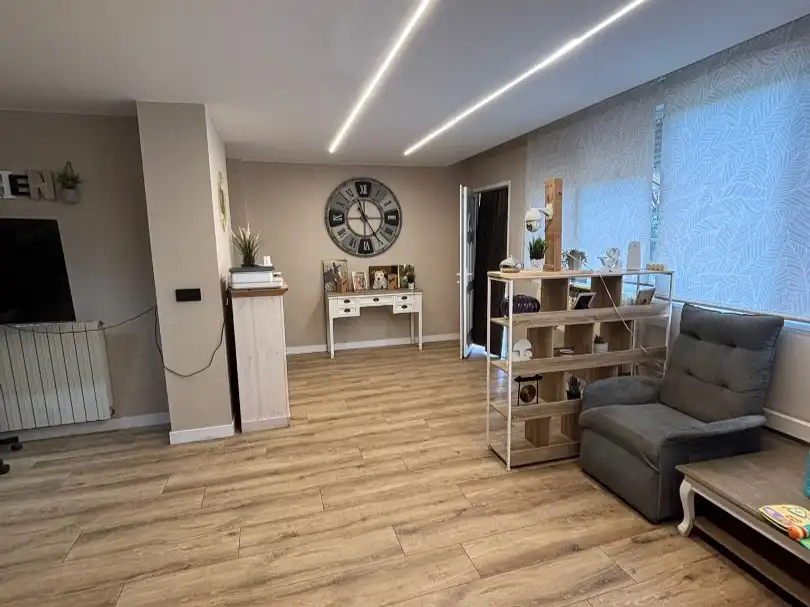 Piso en venta en Camino de Garrapinillos, 28, Casetas - Villarrapa Sala de estar de Piso en venta en Zaragoza con Aire acondicionado, Calefacción y Jardín privado