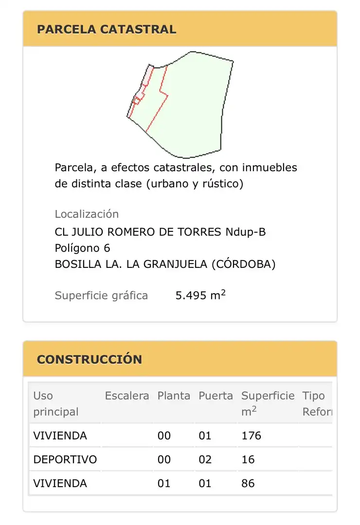 Casa o xalet en venda a Calle Julio Romero de Torres, La Granjuela Aparcament de Casa o xalet en venda en La Granjuela amb Aire condicionat, Calefacció i Jardí privat