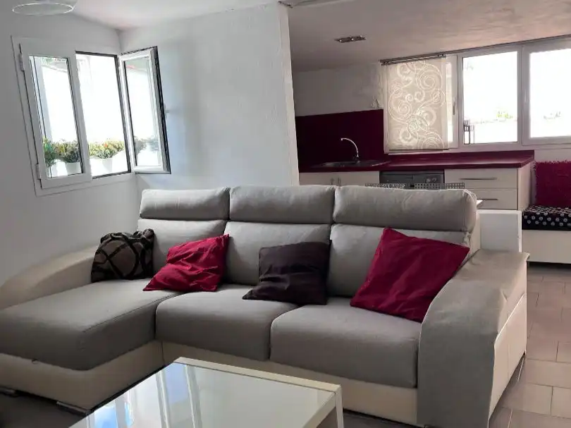 Sala de estar de Apartamento de alquiler en Valsequillo de Gran Canaria con Terraza, Trastero y Amueblado