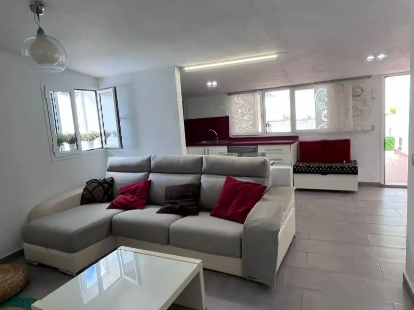 Sala de estar de Apartamento de alquiler en Valsequillo de Gran Canaria con Terraza, Trastero y Amueblado