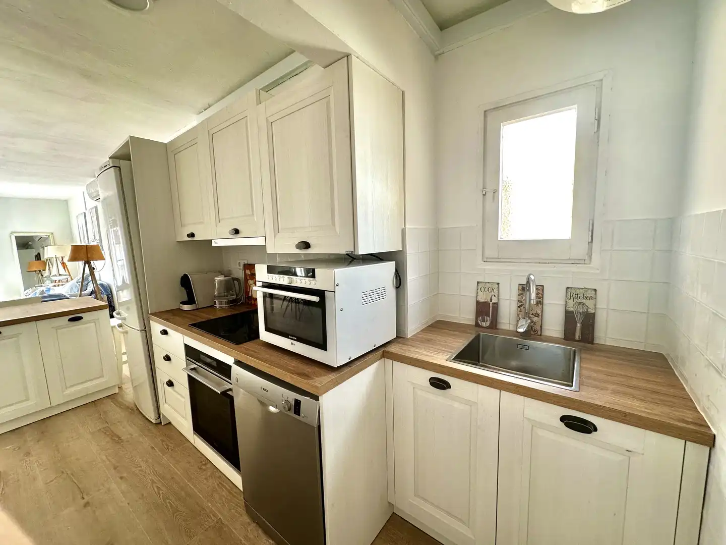 Wohnung zur Miete in Carrer Enric Morera, 32, Arenys de Munt Küche von Wohnung zur Miete in Arenys de Munt mit Heizung, Parkett und Terrasse
