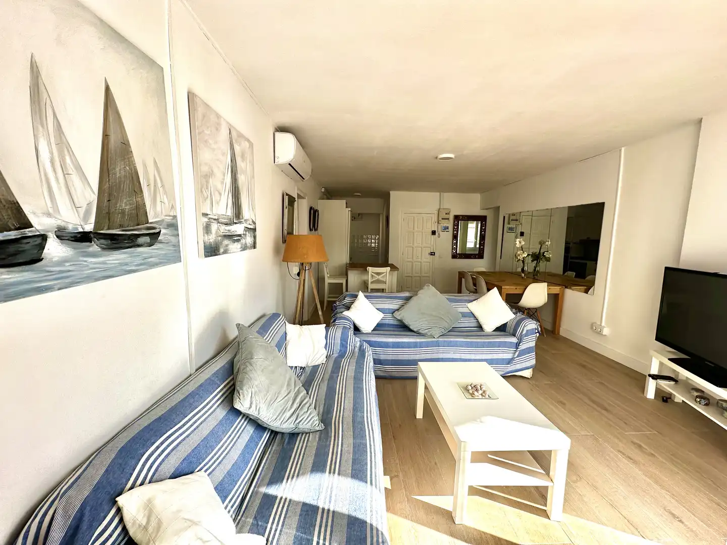 Wohnung zur Miete in Carrer Enric Morera, 32, Arenys de Munt Wohnzimmer von Wohnung zur Miete in Arenys de Munt mit Heizung, Parkett und Terrasse